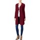 thumbnail image 1 of INC Womens Ruffled Duster Cardigan Sweater, Púrpura, Grande I-N-C Cárdigan, 1 of 1