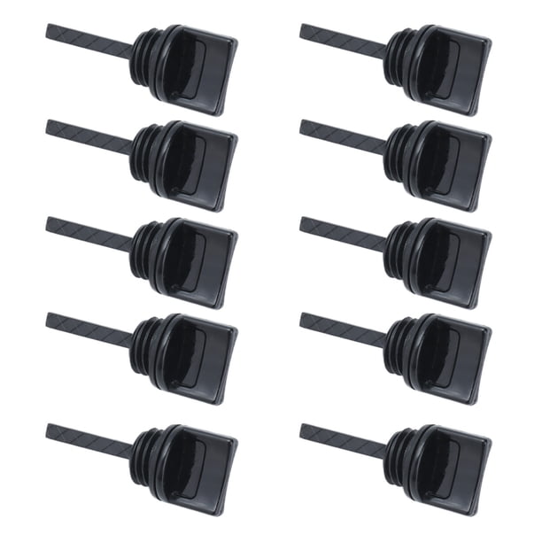 Piezas del motor de gasolina, varilla medidora de aceite de 10 piezas, varilla medidora de ABS, varilla medidora de llenado de aceite de repuesto, artesanía excepcional