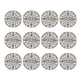 thumbnail image 1 of 12 piezas de accesorios para broches DIY, bases para broches, filigrana Plateado, 1 of 9