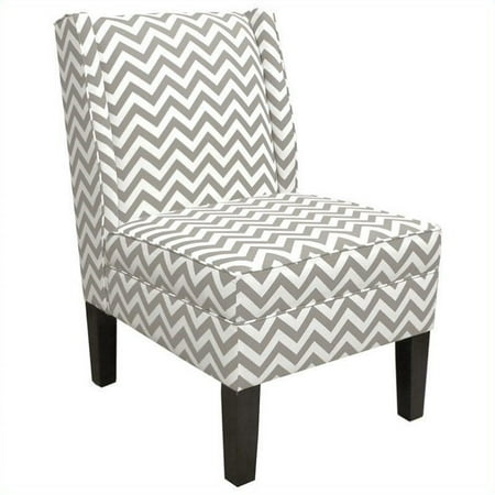 furniture wingback skyline chair slipper geometric cotton pattern