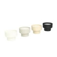 thumbnail image 5 of CosmoLiving by Cosmopolitan 4 Holder Multi Colored Metal Egyptian Mint, Mediterranean Fig, Sauvignon Blanc, and Vanilla Marshmallow Scented Matte 15 oz 2 Wick Candle with White Wax, (Set of 4), 5 of 7
