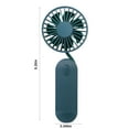 thumbnail image 2 of Ohufall USB Rechargeable Wearable Mini Fan Portable Cooling Fan With Power Bank Function For Outdoor, 2 of 6