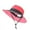 Red, variant on HOMEYA Sunhat with Ponytail Hole for Women,Beach Hats with Wide Brim for UV Protection,Foldable Packable Breathable Summer Caps,Ladies Outdoor Tribe Sun Hats for Hiking,Travel,Fishing,Gardening