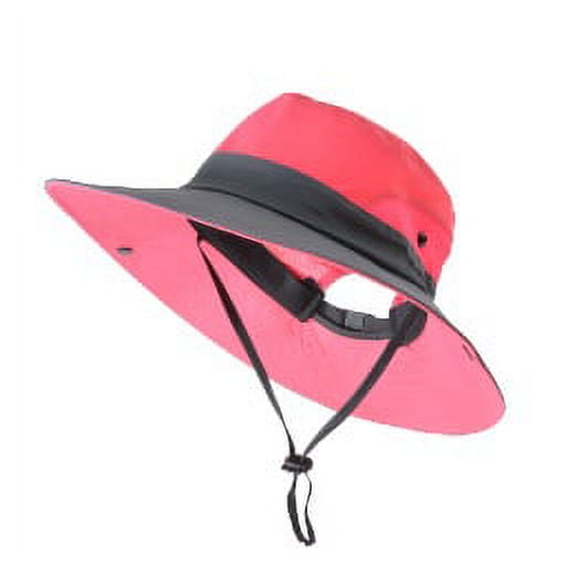 HOMEYA Sunhat with Ponytail Hole for Women,Beach Hats with Wide Brim for UV Protection,Foldable Packable Breathable Summer Caps,Ladies Outdoor Tribe Sun Hats for Hiking,Travel,Fishing,Gardening