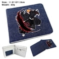 thumbnail image 2 of Monedero tipo monedero de piel con doble pliegue, color blanqueador, anime de Kurosaki Ichigo, 2 of 2