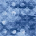 thumbnail image 2 of Nai, Danhui 15x15 White Modern Wood Framed Museum Art Print Titled - Touching Circles III Navy, 2 of 4