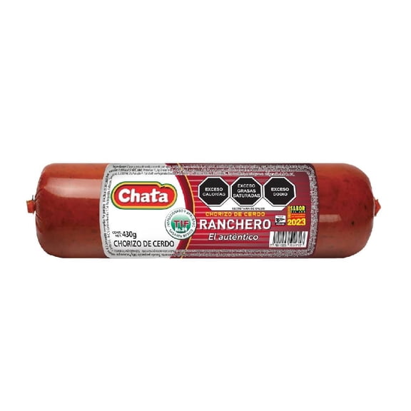 Chorizo de cerdo Chata ranchero 430 g