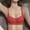Red, variant on Bras for Women Women's Thin Small Breasts Gather and Support To Sagging Soft Support No Breast Holding Bra Wireless Bra Seamless Bras Black S