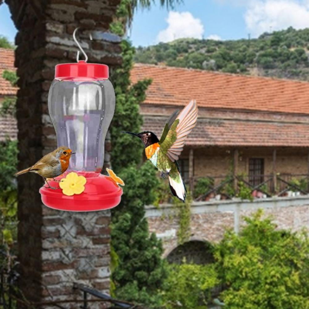 Practical Durable Portable with Hook Bird Collection Flower Decor Hummingbird Feeder Balight