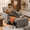 Light Gray-30", variant on Aiho 3-in-1 Convertible Sofa Bed Chair w/ Storage & Adjustable Backrest - Space-Saving Sleeper for Small Apartments , Dark Gray
