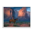 thumbnail image 4 of Stupell Industries Cowboy Riding Old Wild West Arid Grand Canyon ,30 x 24, Design by Jack Sorenson, 4 of 5