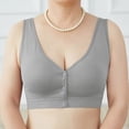 thumbnail image 2 of XFHLMJFF Breathable Bra For Women Everyday Bralette Mother Front Button Seamless Push Up Vest Stylish Underwear, 2 of 4