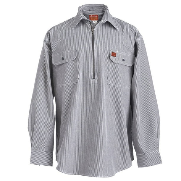 Baileys Irish Cream Bailey S Logger Wear Long Sleeve 1 2 Zip Hickory Shirt Tall Walmart Com Walmart Com