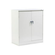 Alera Assembled 42" High Heavy-Duty Welded Storage Cabinet, Two Adjustable Shelves, 36w x 18d, Putty