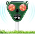 thumbnail image 1 of Repelente de gatos para exteriores, repelente ultrasónico para gatos, repelente de perros resistente al agua IP66, carga solar, carga USB para prevenir perros y gatos, pájaros, para jardines,, 1 of 5