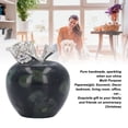 thumbnail image 4 of Estatuilla De Manzana De Cristal, Piedra De Pisapapeles De Manzana De Cristal Multifunción Decorativa Para Decoración De Oficina, 4 of 7