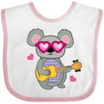 thumbnail image 3 of Inktastic Koala Cute Girls Guitar Girls Baby Bib, 3 of 4