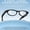 Glossy black frame (photochromic lenses), variant on New cross-border 800W photo and video recording, simultaneous translation, Bluetooth calling, AI smart glasses