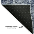 thumbnail image 3 of Addison Rugs Mayfield Washable Transitional Panel Navy Rectangle Rug, 8' x 10', 3 of 6