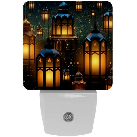 

Ramadan lanterns LED Square Night Lights - Modern Design Energy Efficient Indoor Lighting for Bedrooms Bathrooms and Hallways - 200 Characters