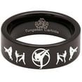 thumbnail image 5 of Taekwondo Tungsten Carbide Ring, 5 of 9
