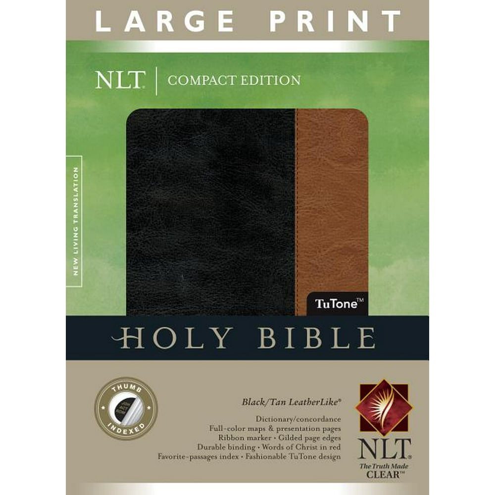 Large Print Compact BibleNLT (Hardcover)