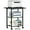 Black, variant on 3-Tier Printer Stand, Industrial Mobile Printer Table with Storage Shelf and Steel Frame, Rolling Printer Cart Holder with Lockable Wheels for Home, Office (Black)