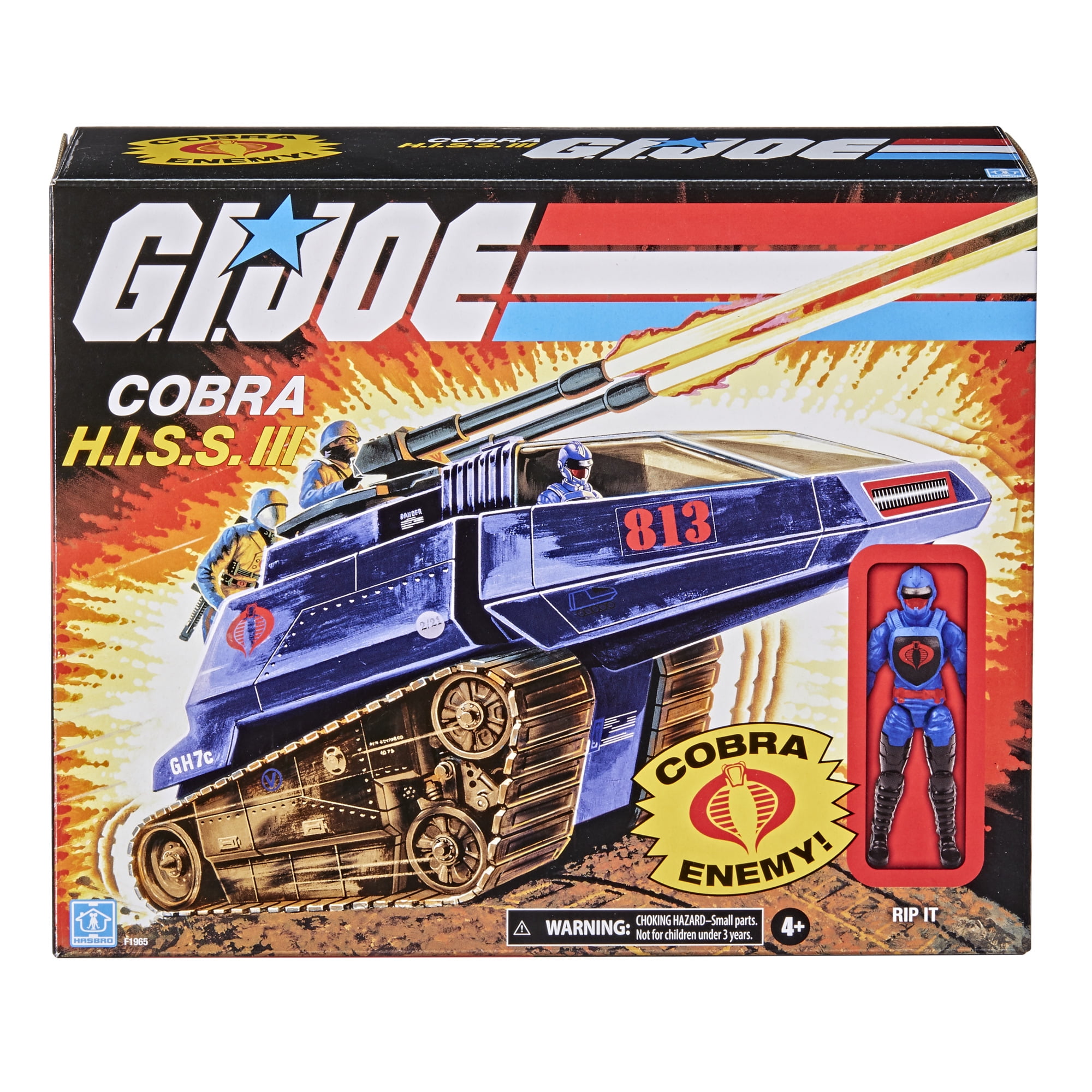 G Joe Hasbro 2 Duke 3.75 inch Retro Figure Cobra Commander Walmart for sale online I 