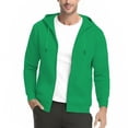 thumbnail image 6 of Men's 300g Cotton Zipper Hoodie Casual Sweatshirt with Pocket, 6 of 9