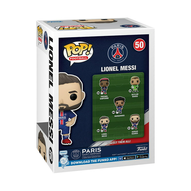 Funko Pop! Football: Paris Saint-Germain - Lionel Messi Vinyl Figure