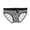 a01Black, variant on Basic Classic Fit Swim Briefs for Men Bikini Swimwear Triangle Swimsuit Bottoms Low Rise Stretch Underwear with Drawstring White XXL
