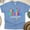 CarolinaBlue, variant on Kindergarten Crew Shirt | Cute Rainbow Teacher Team Tee for School Staff , Natural, Size S