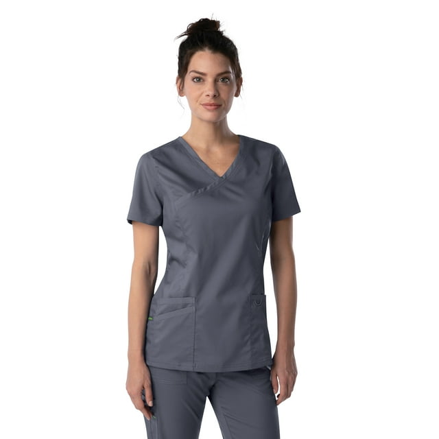 Landau ProFlex Haut de Blouse Médicale pour Femmes : 3 Poches, Ajustement Moderne, Extensible, Médical 4161