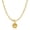 Shell Gold, variant on Layered Necklaces for Women: 14K Gold/Sterling Silver Plated Chunky Necklace Paperclip Cuban Rope Adjustable Choker T-Bar Toggle Clasp Chunky Necklace for Women Trendy Jewelry Gifts