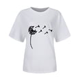 thumbnail image 4 of CEHVOM Haut de Mode pour Femme Imprimé Décontracté Coupe Ample T-shirt Chemise Grande Taille, 4 of 6