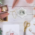 thumbnail image 6 of 3drose, a Cartoon of Westie and Scotty Puppies with Typography., 3 inch Snowflake Porcelain Ornament, 6 of 7