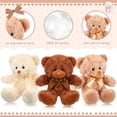 thumbnail image 2 of Peluche con forma de oso civaner de 20 cm, 9 paquetes para decoración, 2 of 7