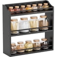 thumbnail image 1 of Spice Rack Wall Mounted  Spice Organizer for Counter  Bamboo Spice Storage Holder for Kitchen Cabinet  Pantry (Spice Jars Not Included  Natural), 1 of 6