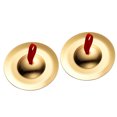 thumbnail image 3 of Cymbales à Main Mini en Cuivre 12 cm 4,7 Pouces Enfants Cymbales pour Doigts Éveil Musical Rythme Battement Instrument de Percussion, 3 of 9