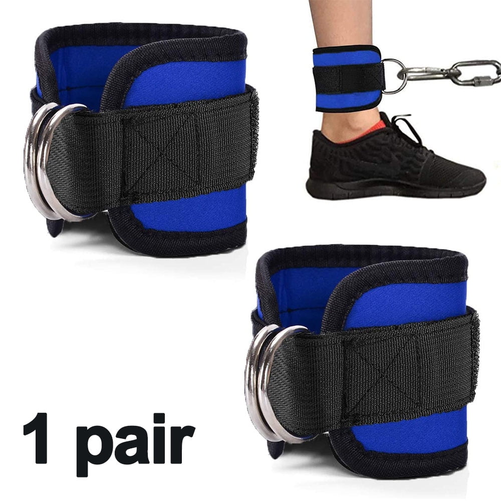 Fitness Ankle Straps  Cable Machines Ankle Cuffs with Carry Bag Hip Abductors 