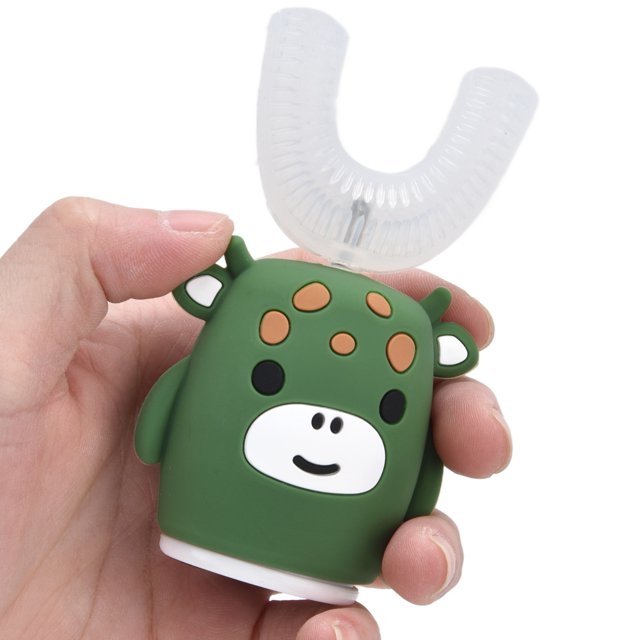 Cepillo de dientes eléctrico ANGGREK Para niños en forma de U IPX7 a prueba de agua