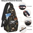 thumbnail image 4 of Sling Bag Baseball Vintage Sport Hiking Daypack Crossbody Shoulder Backpack Travel Chest Pack for Men Women, 4 of 6
