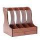 thumbnail image 4 of Porta de madera, revistero duradero, organizador de archivos, caja de almacenamiento multiusos, para encimera de hogar, papel de Cola Portadocumentos, 4 of 8