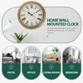 thumbnail image 3 of Vintage Wall Clock Safe Large Secret Jewelry Security Clocks Money Cash Jewelry Compartment Stash Box (Bronze), 3 of 6