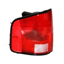 Left Tail Light Assembly - Compatible with 1994 - 2002 Chevy S10 1995 1996 1997 1998 1999 2000 2001