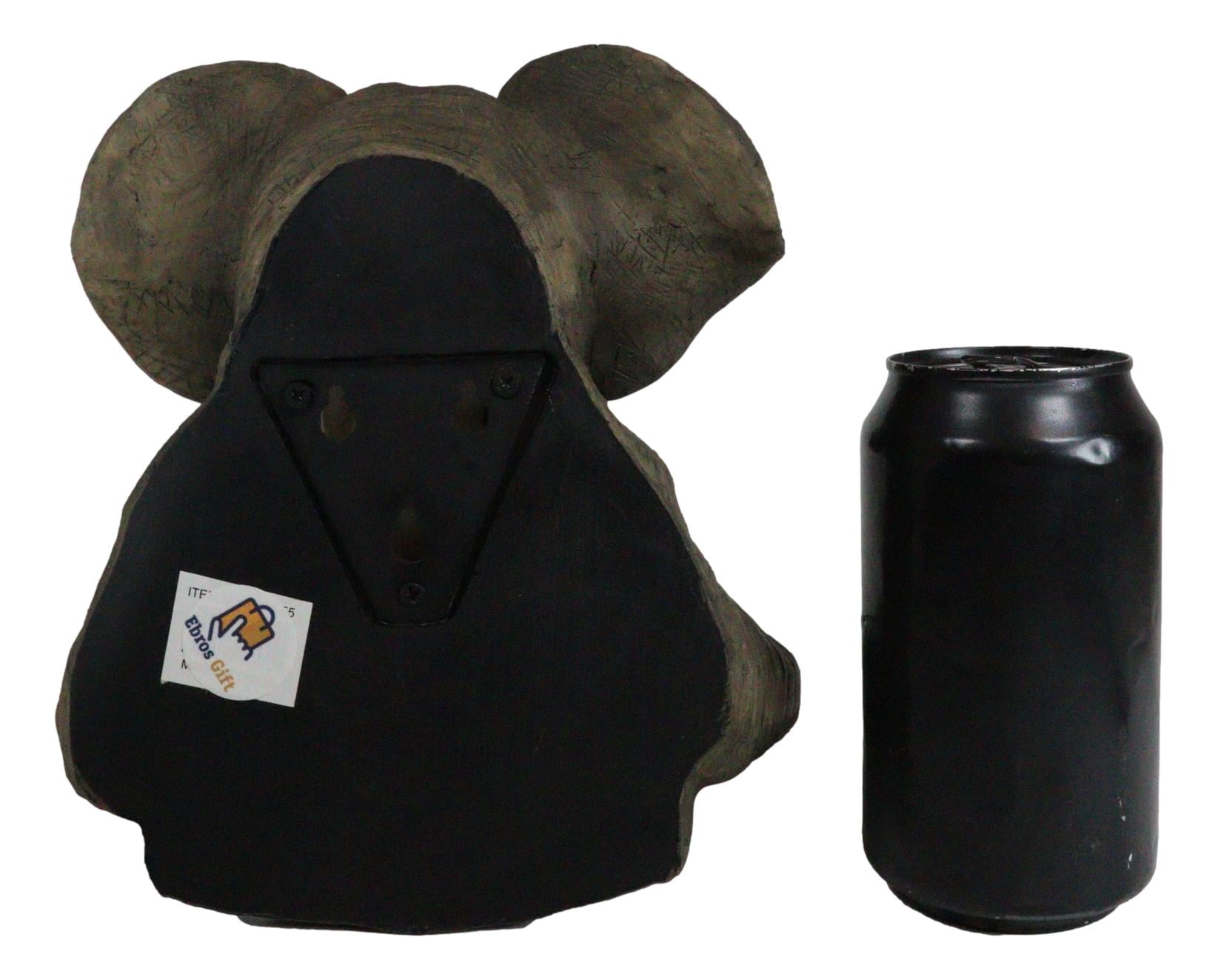 Ebros Pachyderm Servant Safari Elephant Holding Toilet Tissue Paper Holder