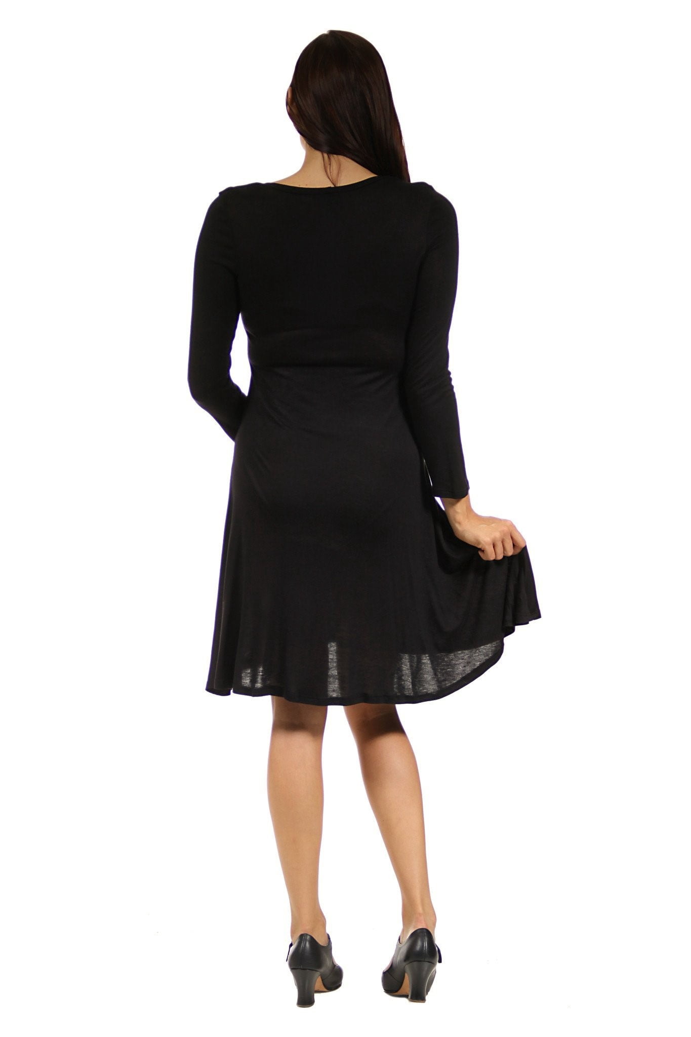 Women's Long-sleeve Maternity Dress