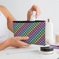 thumbnail image 7 of Hirioo Rainbow Hearts for Paper Reusable Cosmetic Bag Zipper Encouragement Travel Pouch Toiletry Bag for Women Girls, 7 of 7