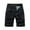 Black, variant on MIUOWANP Men's Casual Cargo Shorts with Multi Pockets Solid Color Outdoor Sport Drawstring Sports Shorts Size L(6)Black