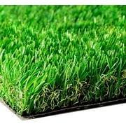 GATCOOL Artificial Grass,1.38" Pile Height Custom Sizes 7' x91‘ Realistic Synthetic Grass, Drainage Holes Indoor Outdoor Pet Faux Rug Carpet for Garden Backyard Patio Balcony 7FTx91FT (637sq ft)